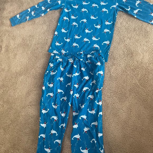 Hanna Andersson Women's Norwhal Whale Pajamas - Picture 3 of 4